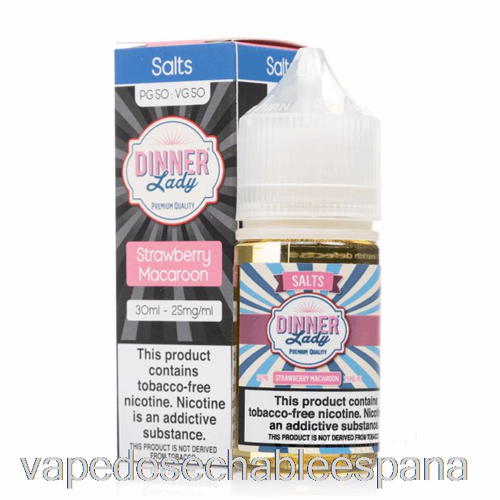 Vape Desechable España Sales De Macarrones De Fresa - E-líquido Vape Cena Lady - 30ml 25mg